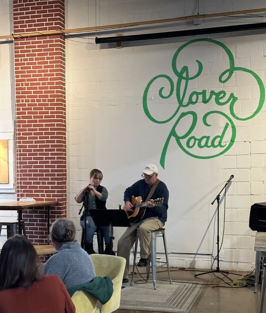 The Zach and Lyndsey Show performing live at Clover Road Brewing Company in Hudson, MA
